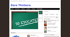 Desktop Screenshot of darethinkers.com